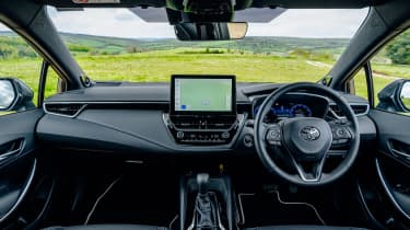 Toyota Corolla Excel in the UK - front interior 